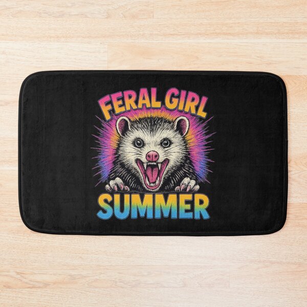 Item preview, Feral Girl Summer Screaming Possum Meme designed and sold by Alex Songs.
