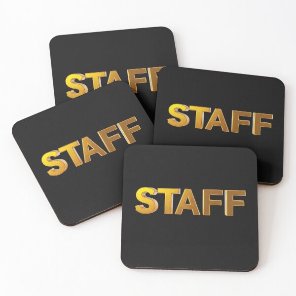 Item preview, Staff Typography Bold Golden designed and sold by latelierdechris.