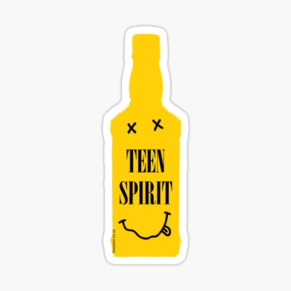 TEEN SPIRIT [YELLOW BOTTLE] Sticker