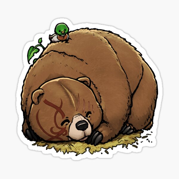 Bear Halsin Chibi Sticker