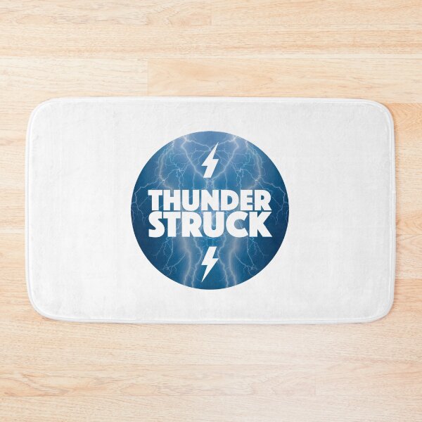 Item preview, Thunderstruck Logo - Classic Old Skool  - Blue designed and sold by SentientGallery.