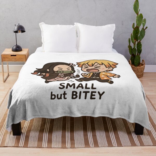Item preview, Nezuko Small but BITEY – Funny Chibi Anime designed and sold by ColorSplash123.