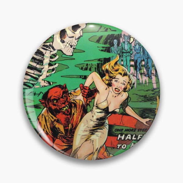 Item preview, Halfway To Hades Vintage Horror Comic Art  designed and sold by IceCreamKisses.