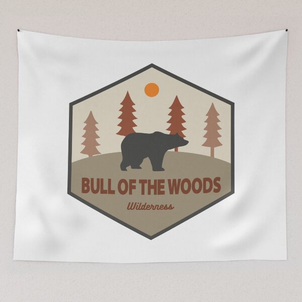 Item preview, Bull Of The Woods Wilderness Oregon Bear designed and sold by Esskay Designs.