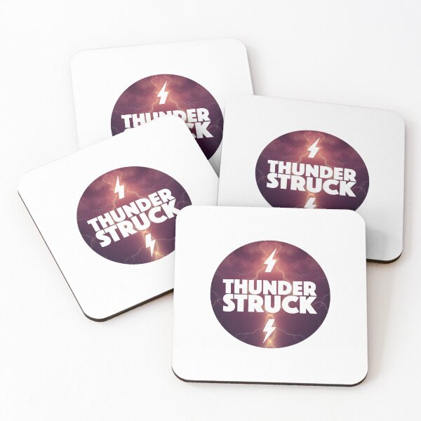 Item preview, Thunderstruck Logo - Classic Old Skool  - RED designed and sold by SentientGallery.