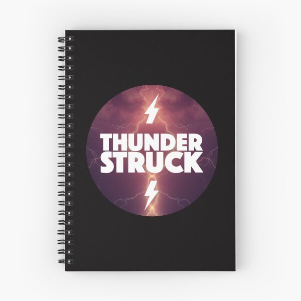 Item preview, Thunderstruck Logo - Classic Old Skool  - RED designed and sold by SentientGallery.