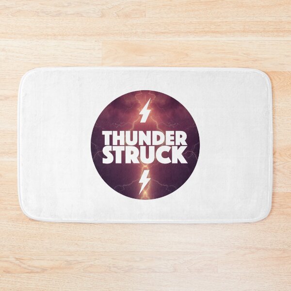 Item preview, Thunderstruck Logo - Classic Old Skool  - RED designed and sold by SentientGallery.