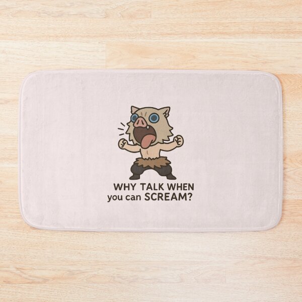 Item preview, Inosuke – Why Talk When You Can Scream? Funny Anime designed and sold by ColorSplash123.