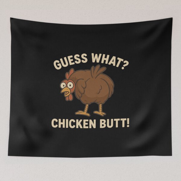 Item preview, Guess What? Chicken Butt Funny Animal Joke designed and sold by Alex Songs.