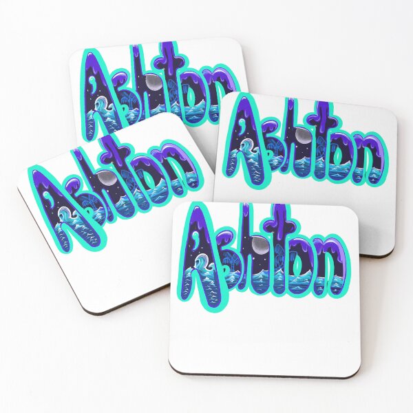 Item preview, Ashton name in blue graffiti calligraphy Top 10 best personalised gifts for boys Ashton designed and sold by Artonmytee.