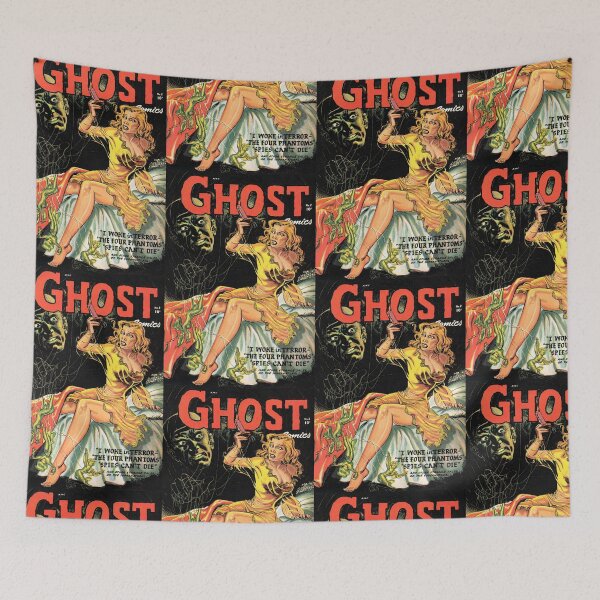 Item preview, Four Phantoms Vintage Horror Comic Art  designed and sold by IceCreamKisses.