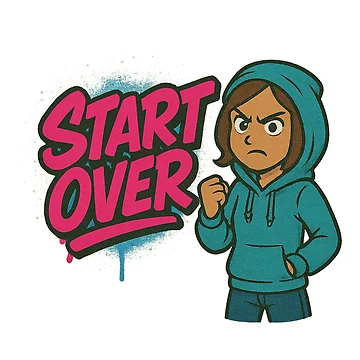 Artwork thumbnail, Start over by auraRM studio