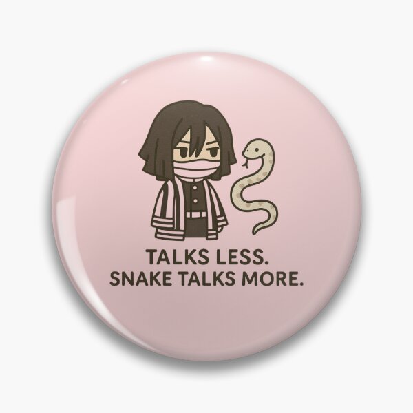 Artikelvorschau, Obanai Iguro – Redet weniger, Snake redet mehr Anime entworfen und verkauft von ColorSplash123.