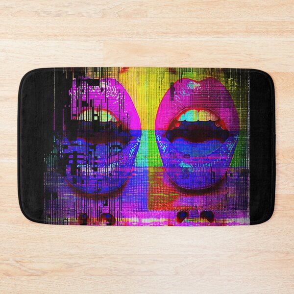 Item preview, Glitch Lips – Distorted Pop Art Mouth Design designed and sold by McClure.