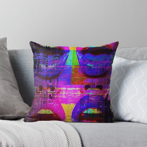 Item preview, Glitch Lips – Distorted Pop Art Mouth Design designed and sold by McClure.