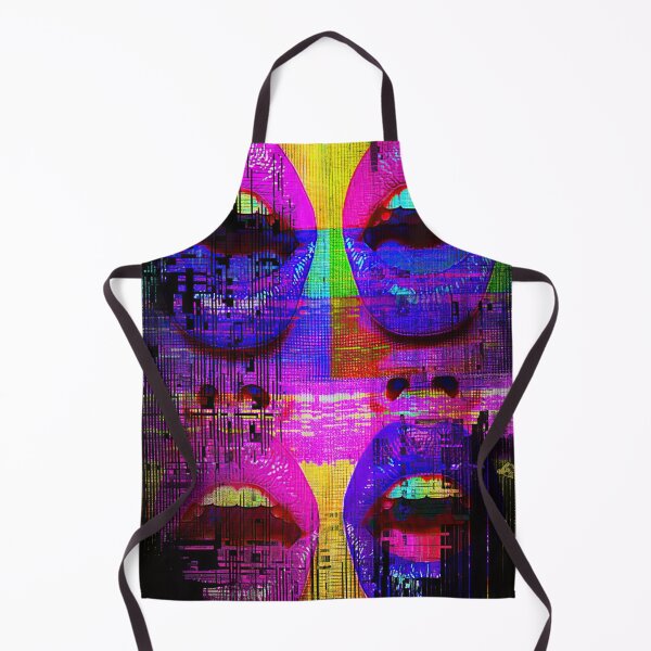Item preview, Glitch Lips – Distorted Pop Art Mouth Design designed and sold by McClure.