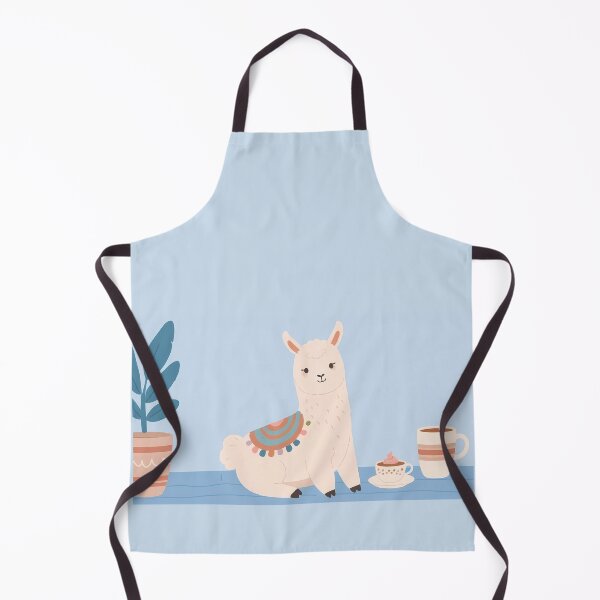 Item preview, Cute Llama on Coffee Break designed and sold by WoollenLlama.