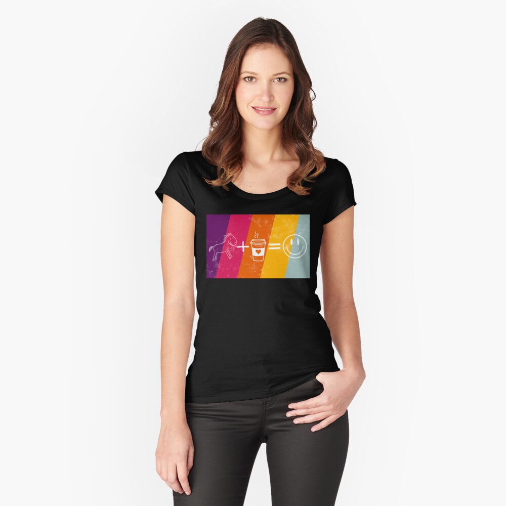 Item preview, Fitted Scoop T-Shirt designed and sold by foxelle84.