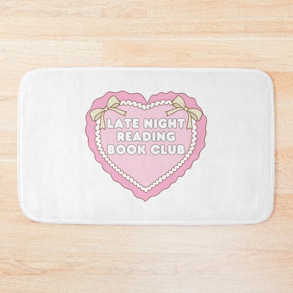 Item preview, Late Night Reading Book Club | cute bookish aesthetic designed and sold by The Romantics Atelier.