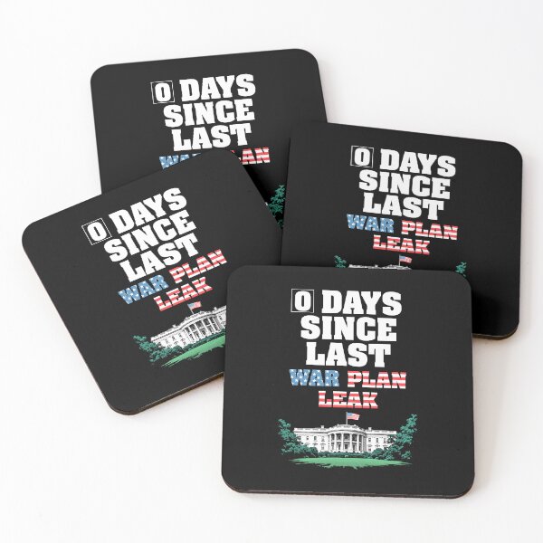 Item preview, Zero Days Since War Plan Leak Sarcastic White House Politics designed and sold by GrandeDuc.