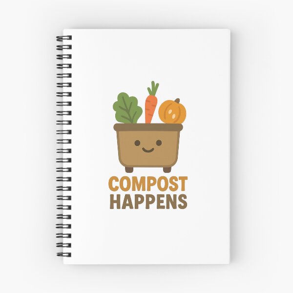 Item preview, Compost Happens Funny Eco-Friendly Cartoon Design designed and sold by DJCApparel.
