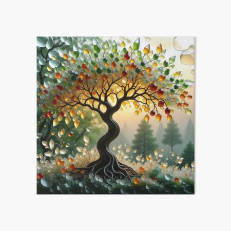 Aperçu de l'œuvre Miroir des Songes Arbre de Vie aux mille bulles créée et vendue par MiroirDesSonges.