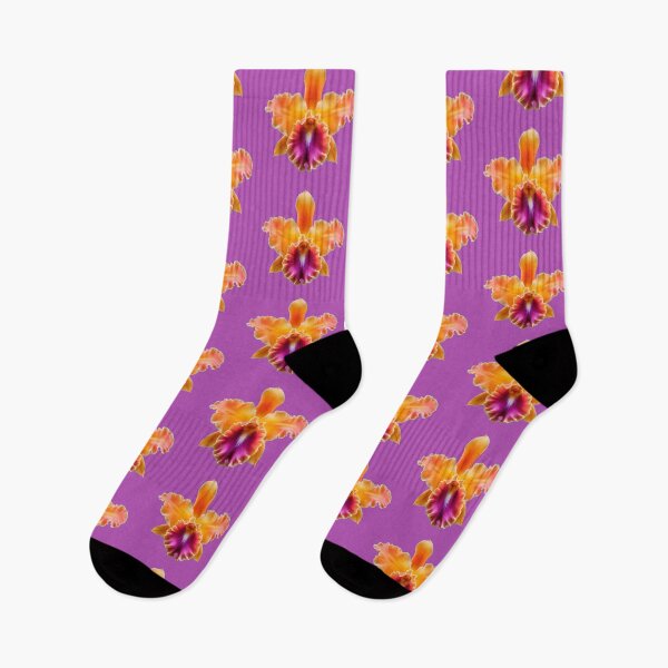 Item preview, Orange-yellow cattleya orchid flowers designed and sold by FluffyGallery.