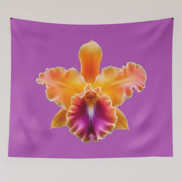 Item preview, Orange-yellow cattleya orchid flowers designed and sold by FluffyGallery.