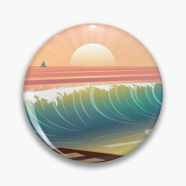 Item preview, Sunset On The Beach In Sopot designed and sold by wzetart.