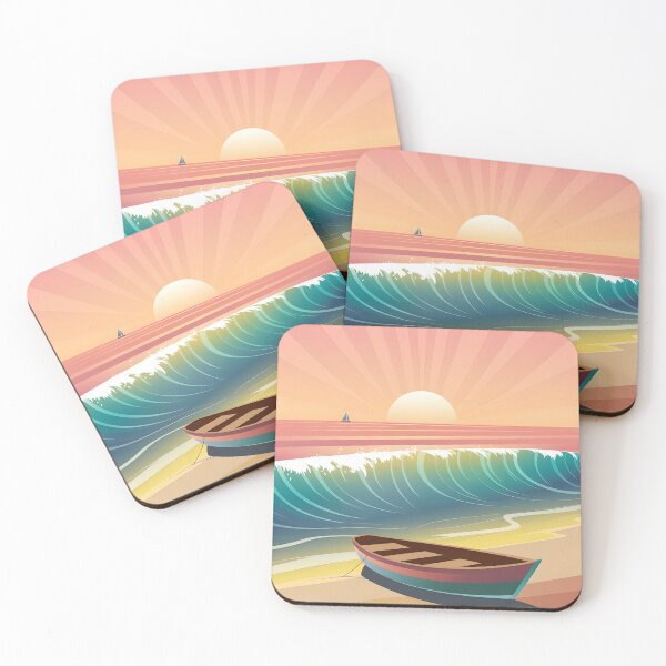 Item preview, Sunset On The Beach In Sopot designed and sold by wzetart.