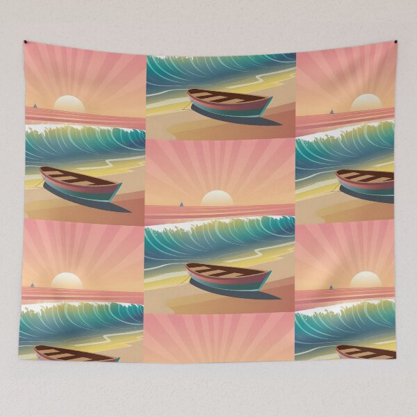 Item preview, Sunset On The Beach In Sopot designed and sold by wzetart.
