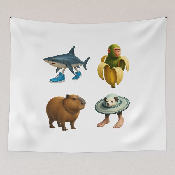 Item preview, Italian brainrot pack of animals designed and sold by Ketsuruii shop.