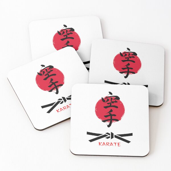 Item preview, Karate with a red circle and a black belt designed and sold by Studio-Sakura.