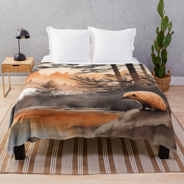 Item preview, Hedgehog by Lake designed and sold by CalmnessbyChoice.