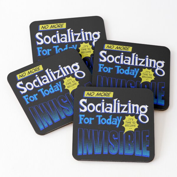 Item preview, No More Socializing designed and sold by Getsousa.
