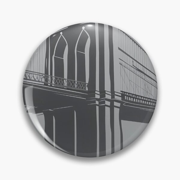 Item preview, Brooklyn Bridge Minimalist Art Poster designed and sold by FestivityFinds.