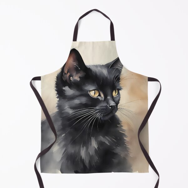Item preview, Black Cat Portrait designed and sold by CalmnessbyChoice.