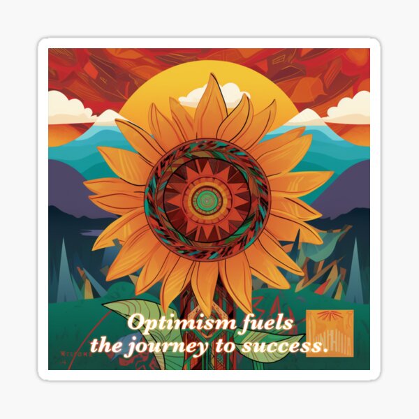 Item preview, Optimism fuels the journey to success. designed and sold by fanzen69.