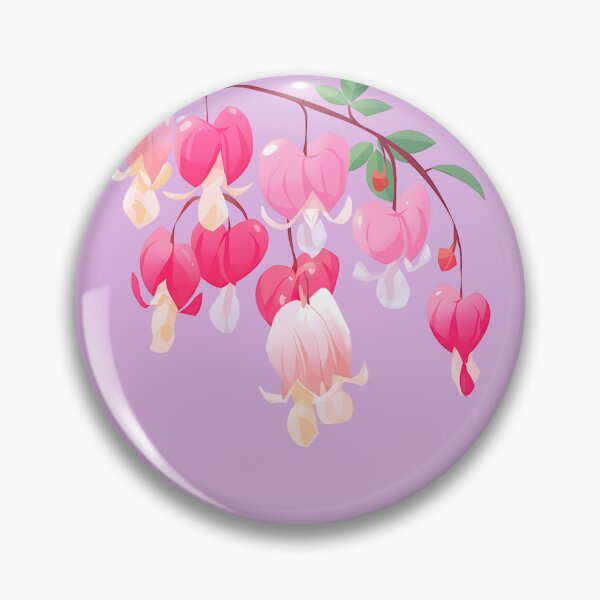 Item preview, Elegant Dicentra Spectabilis Floral. Pink Bleeding Heart Flowers designed and sold by Anastasiia Yurevych.