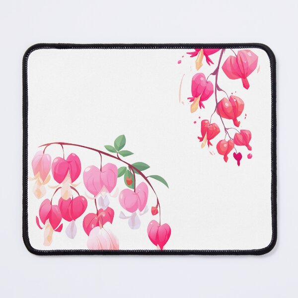 Item preview, Elegant Dicentra Spectabilis Floral. Pink Bleeding Heart Flowers designed and sold by Anastasiia Yurevych.