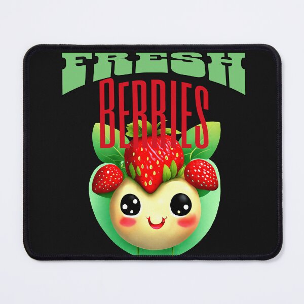 Item preview, Fresh Berries Strawberry design in Greens and Reds designed and sold by Jessielee72.