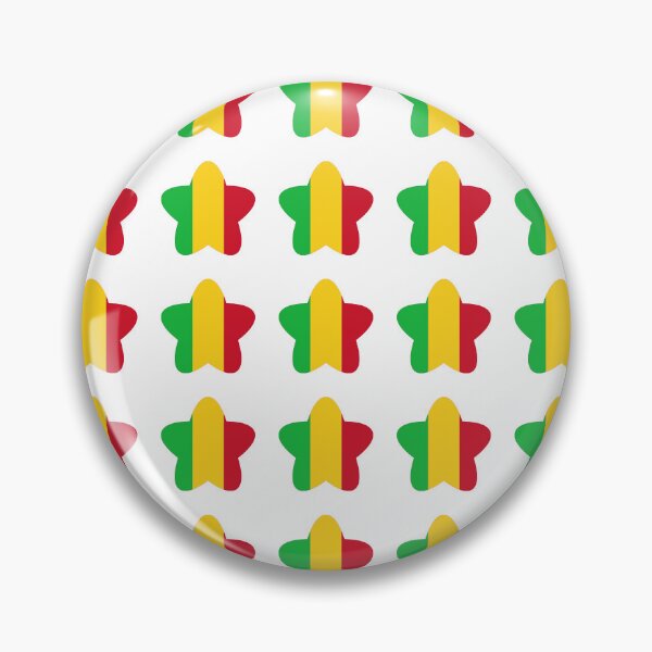Item preview, Mali Flag Star Pattern designed and sold by TheIconSmith.