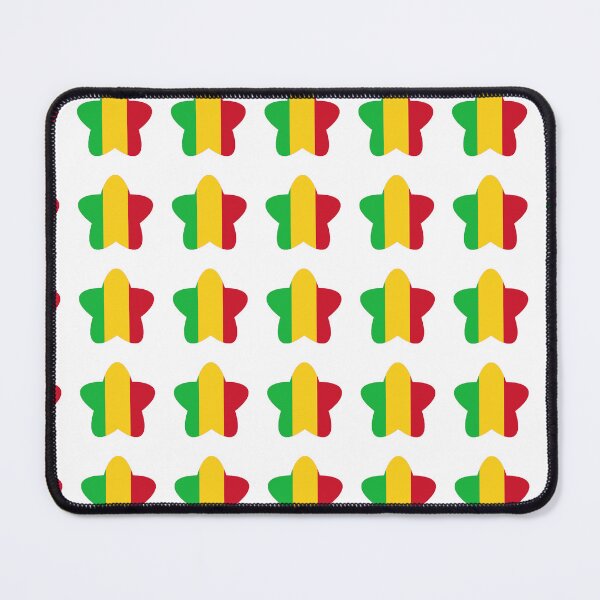 Item preview, Mali Flag Star Pattern designed and sold by TheIconSmith.