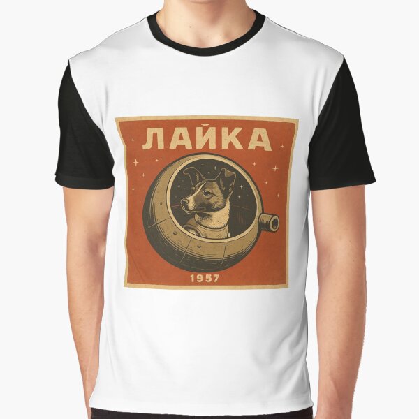 Artikel-Vorschau von Laika – Der Astronautenhund, designt und verkauft von ByzantinePunk.