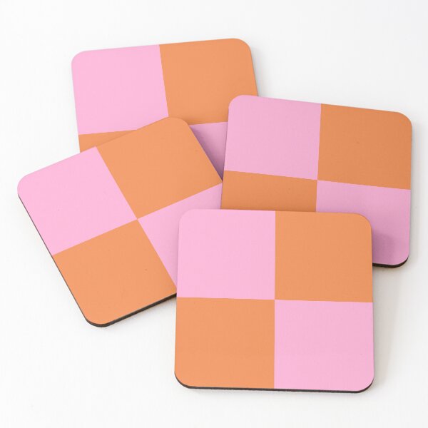 Item preview, Pink Orange Checkerboard designed and sold by Louise Thompson.