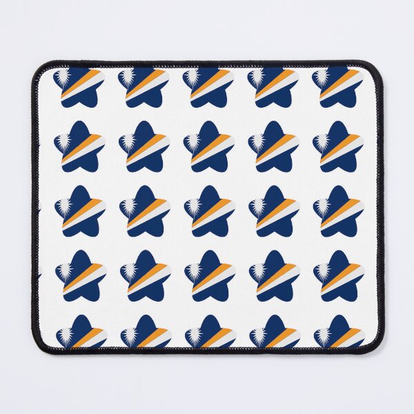 Item preview, Marshall Islands Flag Star Pattern designed and sold by TheIconSmith.