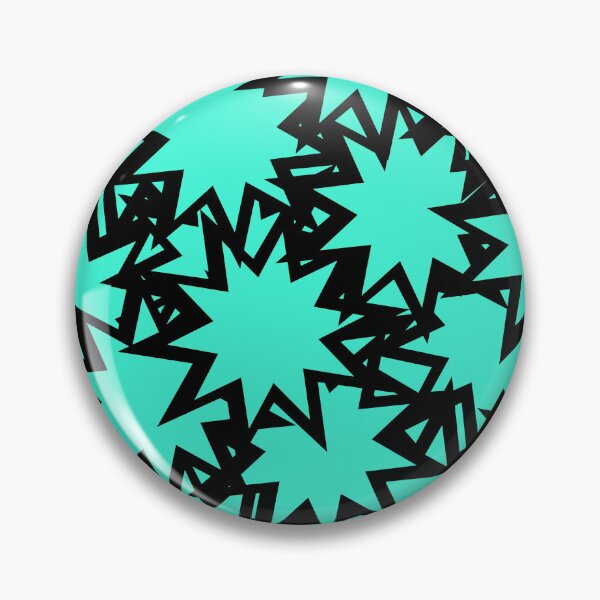 Item preview, Stars And Stars Design Black and Teal designed and sold by TerenceLacey.