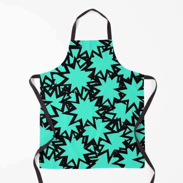Item preview, Stars And Stars Design Black and Teal designed and sold by TerenceLacey.