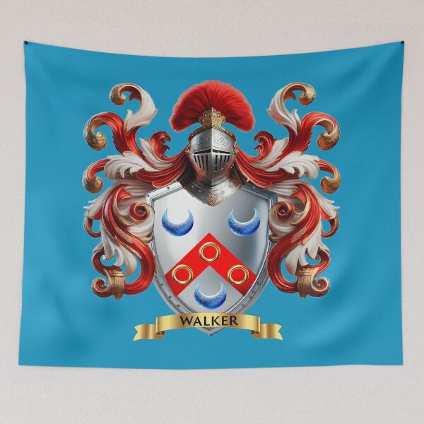 Item preview, Walker Family Crest – Regal Coat of Arms, Ancestry-Inspired Heritage Art designed and sold by Highlandkings.