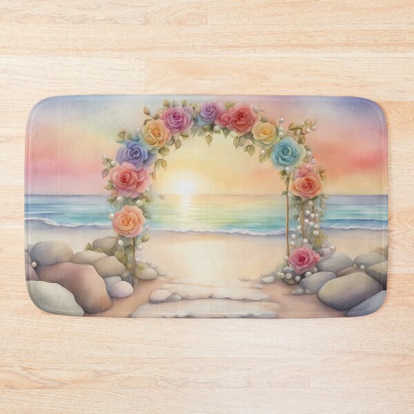 Item preview, Rainbow Roses Beach Arch designed and sold by CalmnessbyChoice.